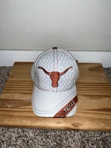 NCAA Mütze Kappe Texas Longhorns Herren Einheitsgröße verstellbar Familienmarke weiß Kunststoff Bil - Bild 1 von 6