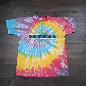 Vintage Tesla Tshirt Men’s Size XL Tie-dye Made In USA - Imagen 1 de 11