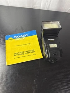 Promaster FTD 5600 Electronic Shoe Mount Flash For Canon Rebel film cameras - Picture 1 of 4