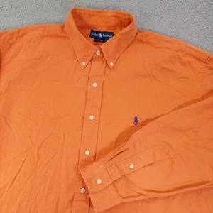 Ralph Lauren Button Down Langarm Hemd Herren Gr. XL Blake Orange Oxford - Bild 1 von 7