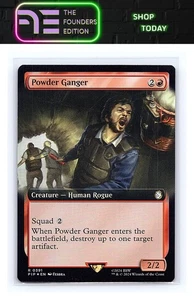 Powder Ganger Extended Art #391 Fallout Magic_the_gathering Rare - Picture 1 of 2