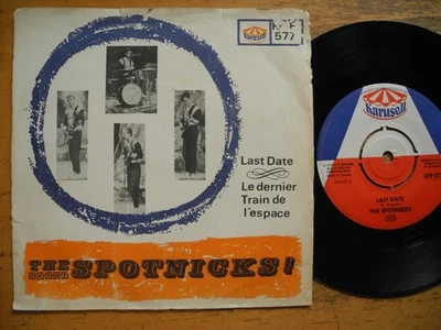 SPOTNICKS Last Date / Le dernier Train de l'espace 45 7" single 1963 Sweden VG+ - Image 1 of 2