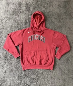 Vintage Nike NBA Chicago Bulls Hoodie Rot M - Bild 1 von 5