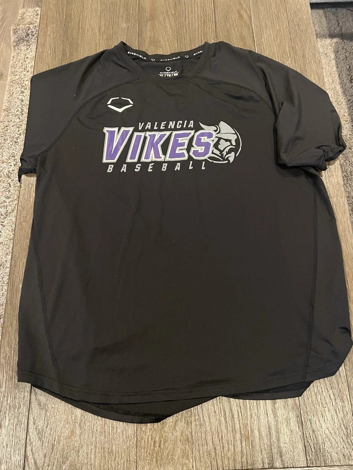 Mens Evoshield Valencia Vikings High School Baseball Shirt XL - Image 1 of 1