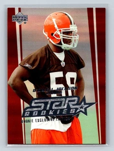 Upper Deck #245 2006 D'Qwell Jackson Cleveland Browns novato - Imagen 1 de 2