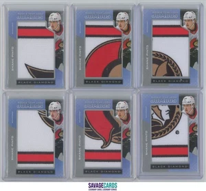 2021-22 UD Black Diamond Rookie Team Logo Jumbo FULL SET Shane Pinto #RTL-SP - Picture 1 of 3