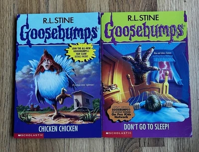 Goosebumps #53-54 Lot of 2 (First Prints w/ Cards, Bookmarks) by R.L. Stine - Image 1 of 4