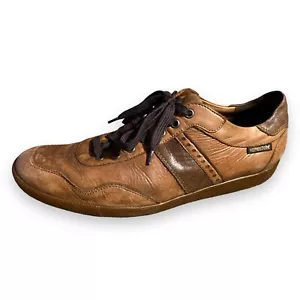 Mephisto Air Relax Zapatos Para Hombres 9 Marrón Cuero Con Cordones Cómodas Tenis Urbanos - Imagen 1 de 10