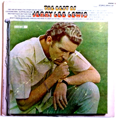 JERRY LEE LEWIS  - The Best Of - Vinyl LP  1970  Smash Records SRS 67131 PROMO - Image 1 of 4