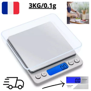Balance de Précision Mini Portable Poche Electronique 3kg/0.1g Cuisine Bijoux✅ - Afbeelding 1 van 6
