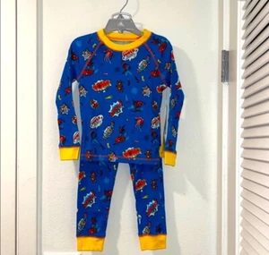 NWT Disney Store Spiderman Costume Tight Fit Pajama Set Boy Marvel size 4 - Picture 1 of 6