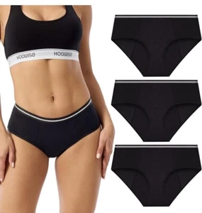 Hoowise Period Underwear Absorbent Hipster Period Panties for women and teens - Picture 1 of 5