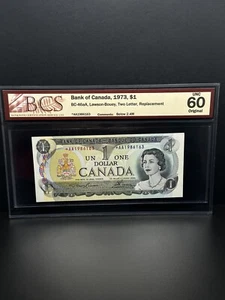 1973- 1 DOLLAR STAR NOTES Very Nice BILL For Your Collection BANK OF CANADA - Picture 1 of 2