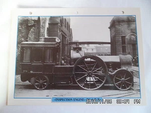 CARTE FICHE TRAIN INSPECTION ENGINE DU G.W.R. - Picture 1 of 1
