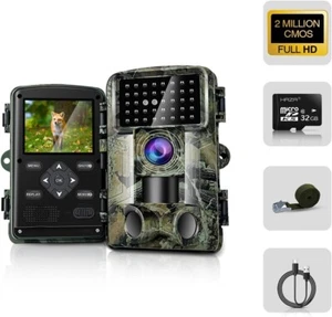 Fototrappola PROFESSIONALE 4K fotocamera da caccia visione notturna infrarossi - Foto 1 di 7