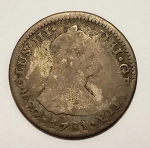 1781 Mo FF Mexico 1 Real - KM-78.2 - SKU-F5889 - Picture 1 of 2