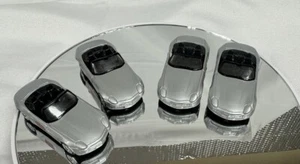 4 Lot - Maisto BMW Z8 Convertibles 1:64 Diecast/Plastic Roadsters (silver) Hienz - Picture 1 of 21