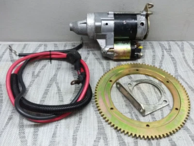 1997 Ski-Doo Formula 500 Electric Starter "Kit", Starter, Gear Ring, Cables, Sup - Image 1 of 2