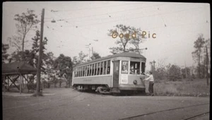 Negativo fotográfico plástico vintage #SL0-s carro-telleférico callejero - Imagen 1 de 1