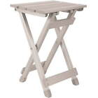 Small Folding Side Table | Supports Up To 130lbs | Aluminum, Silver 