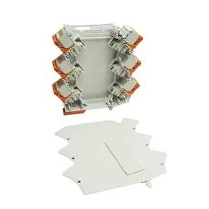 Wago 2857-123 picoMAX Terminal Block Empty Housing, 4-Pole 3-Level, 300V 15A - Picture 1 of 6