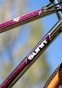 Deko Set Aufkleber Sticker MTB Sunn METAL PINK Vintage Neo Retro STAGE1 - 02 - Bild 1 von 8
