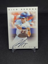 1996 Leaf Signature Autographs Silver #35 Rico Brogna