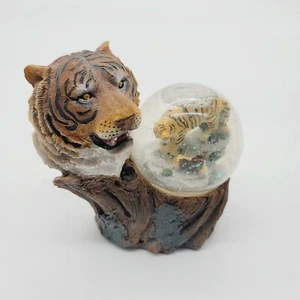 Tiger Büste Glitzer Klebel Vintage Geschenk Deko - Bild 1 von 7