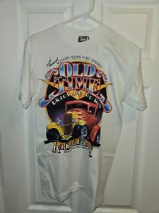 Vintage 80s/90s Mint Rollin Rods South Jersey Old Time Drags Single Stitch Shirt - Picture 1 of 6