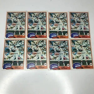 Lot Of 8-1981 Topps Toby Harrah Cleveland Indians #721 - Picture 1 of 8