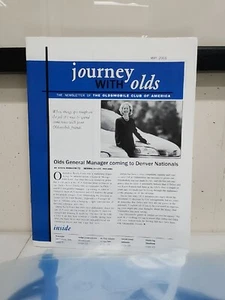 JOURNEY WITH OLDS JWO MAY 2001 RARE HARD TO FIND COPY - Picture 1 of 2