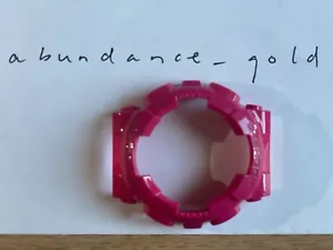 Casio G-Shock GA110B-4 GA100 GD100 GA110 Hyper Glossy Pink Bezel - Picture 1 of 5