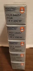 5 Osram HLX 64657 250W 24V FGX Quartz Xenophot Lamp - Picture 1 of 3