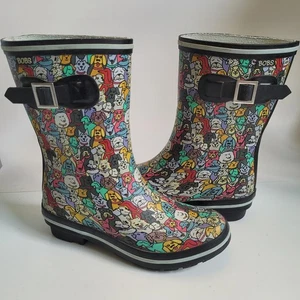 Bob's By Skechers Mujer Goma All Rover Botas de Lluvia Perros Impresas EE. UU. 7 Descripción - Imagen 1 de 21