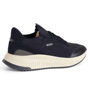 Hugo Boss Titanium Evo Herrenschuhe Turnschuhe UK Größe 8 Dunkelblau - Bild 1 von 13
