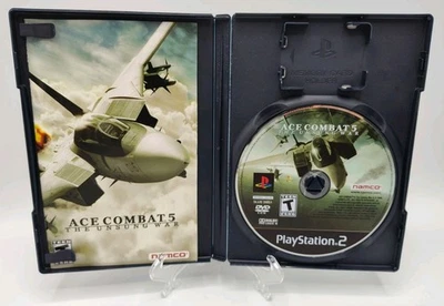 Ace Combat 5: The Unsung War - (PS2, 2004) *CIB* VGC* Black Label* Tested! - Image 1 of 4