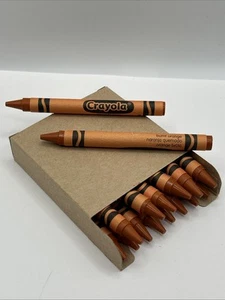 (16) Crayola Crayons (burnt orange) BULK - Picture 1 of 2