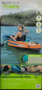Tobin Sports Breakwater Pro X1 Rucksack Reise aufblasbar Kajak 12 ft - Bild 1 von 4