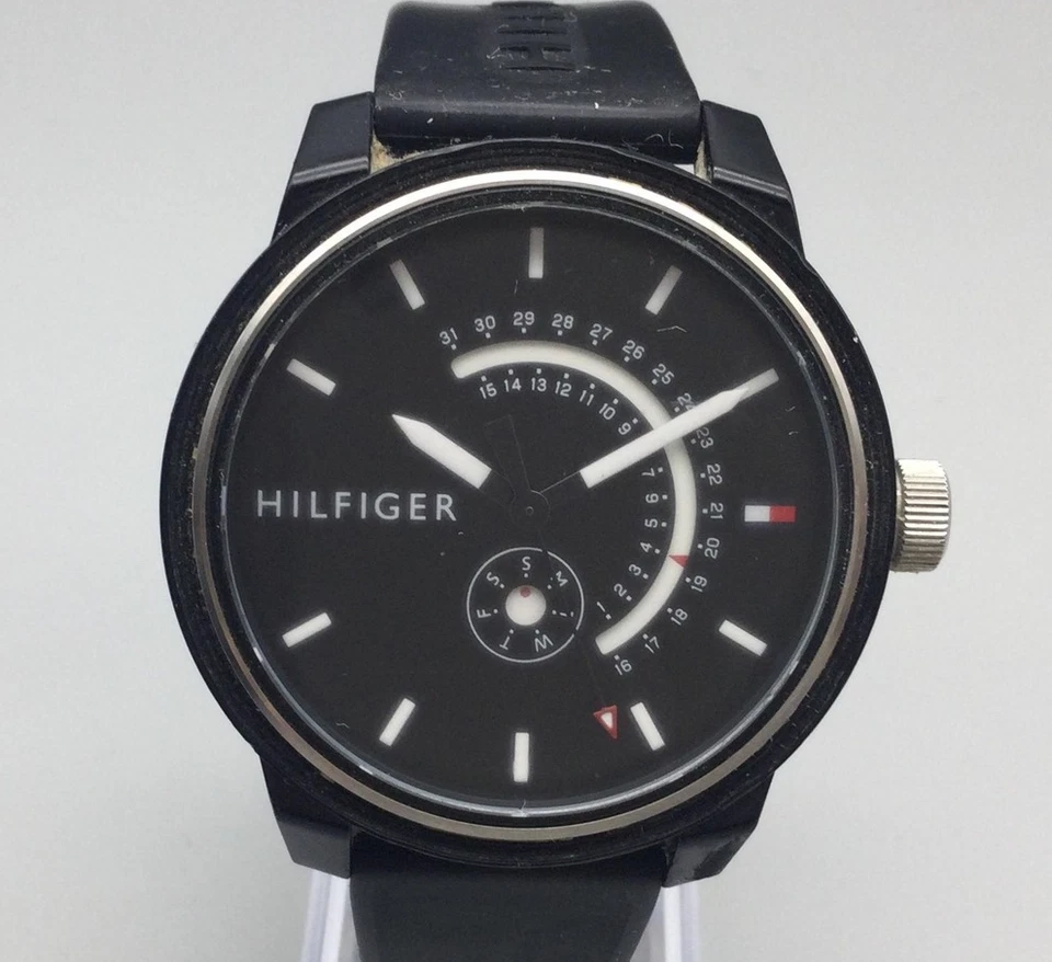 Tommy Hilfiger Reloj Hombre 44mm Multifunción TH.306.1.41.2435 Día Fecha Foto 1 de 4