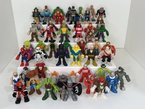 Imaginext Various Action Figures Lot of 51 DC Marvel Star Wars Pirates Mixed - Picture 1 of 9