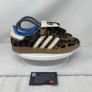 adidas Samba Pony Wales Bonner Leopard IE0578 Women’s Size 7.5 Lace Up Shoes - Picture 1 of 7