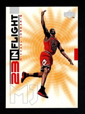 Upper Deck Living Legend 23 1998 en vuelo #IF13 Michael Jordan Chicago Bulls Foto 1 de 2