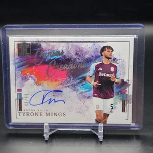 Tyrone Mings /99 On Card Auto SSP  2024-25 Panini Impeccable Aston Villa - Bild 1 von 2