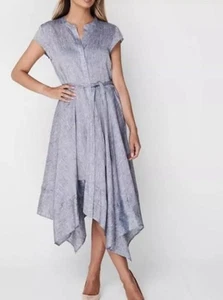 DKNY Handkerchief Dress 100% Linen Never Been Worn New With Tags - Picture 1 of 23