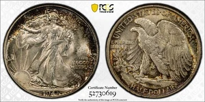 1945 P Walking Liberty Half Dollar PCGS MS-65 - Bild 1 von 1