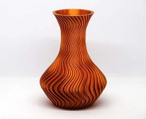 Vase with Elegant Spiral Design / Various colors and sizes / Room Decoration - Picture 1 of 10
