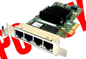 INTEL I350T4 Low Profile 1GbE Quad Port RJ-45 Server Adapter I350-T4 74-10521-01 - Afbeelding 1 van 5