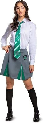 Falda Slytherin Harry Potter Mago Disfraz Elegante Halloween Adulto Foto 1 de 2