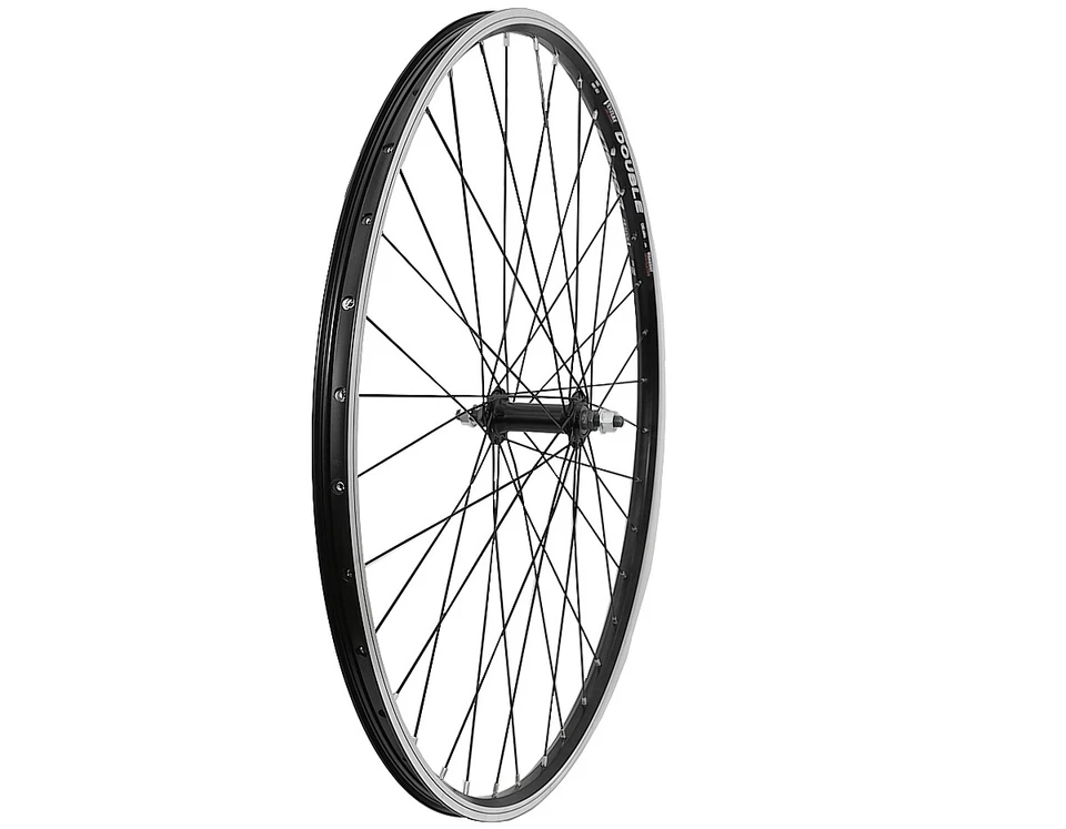 28 Zoll Vorderrad schwarz Hohlkammerfelge Aluminium Laufrad Fahrrad - Bild 1 von 1