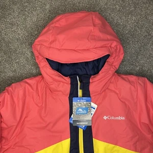 COLUMBIA Girls HORIZON RIDE II JACKET Winter Coat Size XL Waterproof Bright NEW - Picture 1 of 16